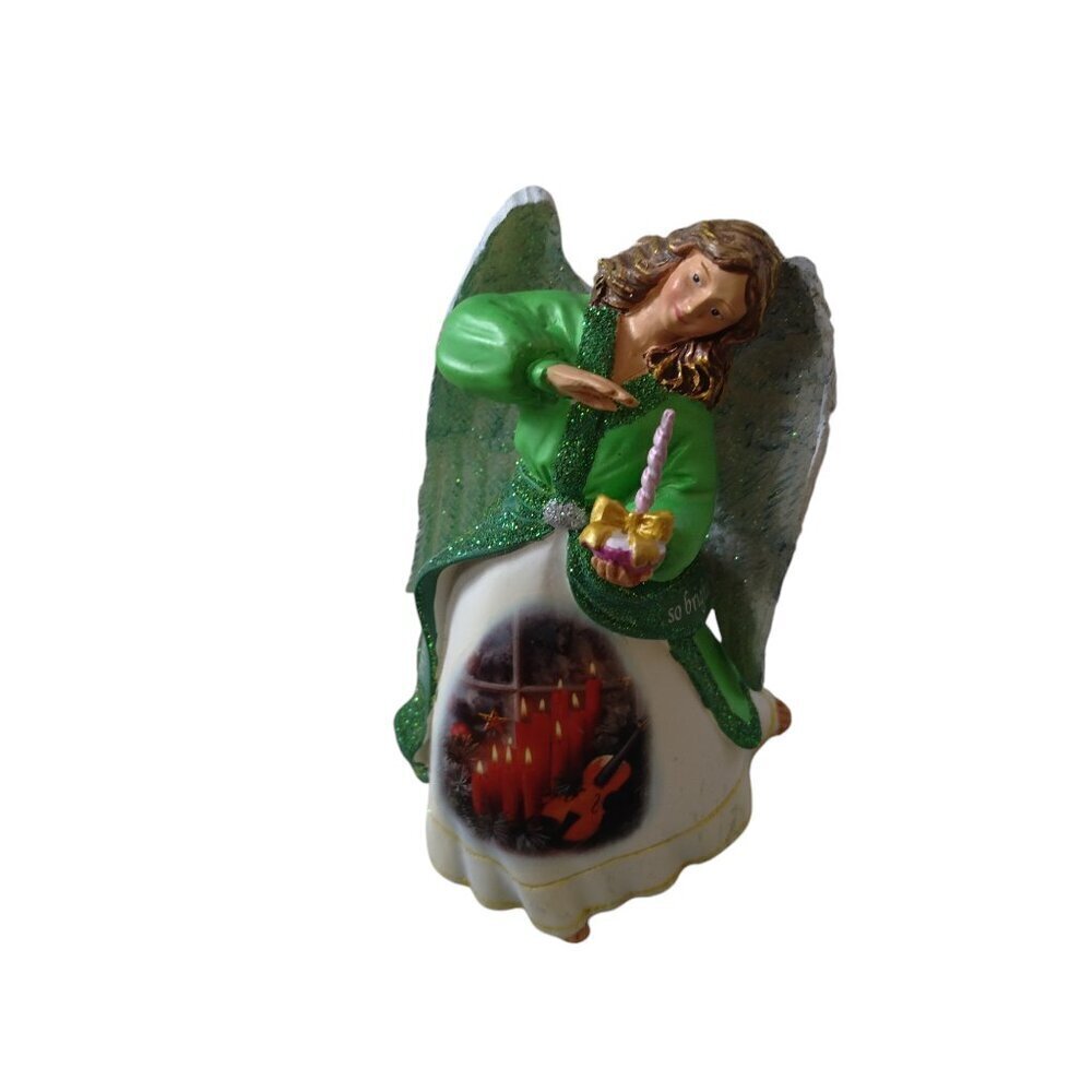 Danbury Mint Heavenly Angels Christmas Ornament The Candles Shine So Brightly